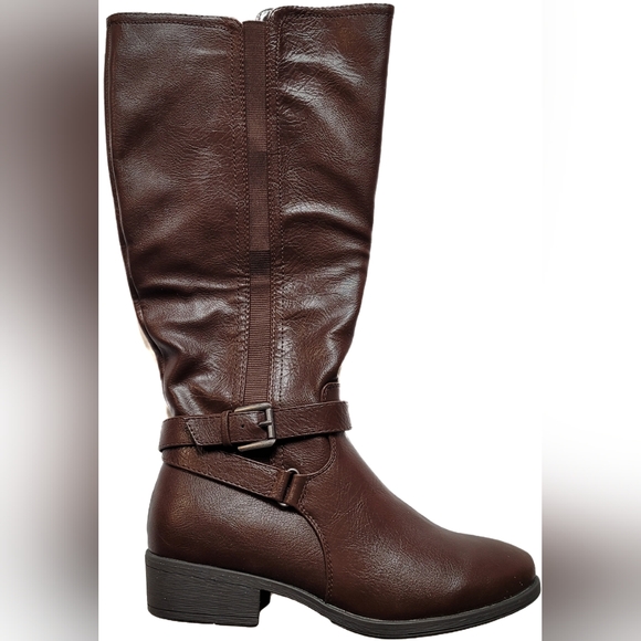 Croft & Barrow Women's Ortholite Riding Boots - Brown - Size 8- NWOT - Picture 2 of 9